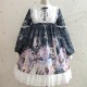 Cat Magician Lolita Style Dress OP (WS41)